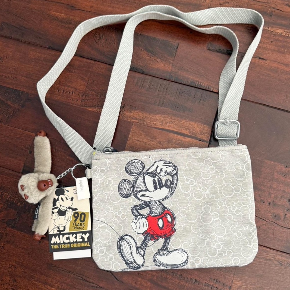 Kipling Mickey Mouse shoulder bag or clutch/ pouch 90 anniversary Disney